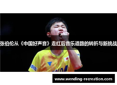 张伯伦从《中国好声音》走红后音乐道路的转折与新挑战